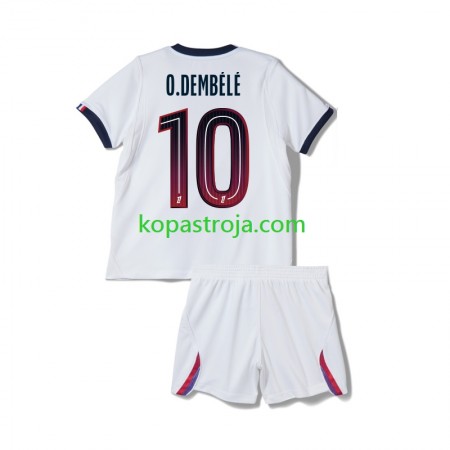 Billiga Fotbollströjor Paris Saint-Germain Ousmane Dembele 10 Barn Borta tröja 2026/27 Kortärmad